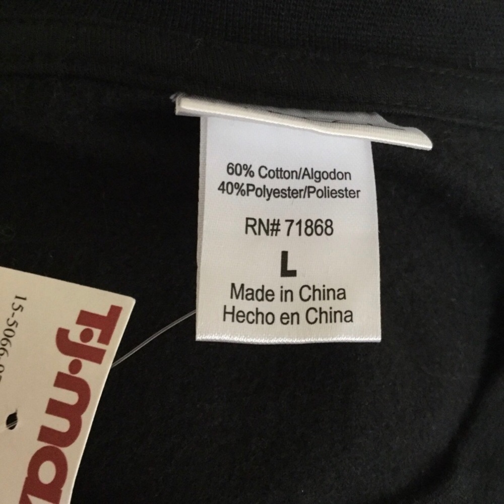 NWT Women’s Nap With My Cat Graphic Sweatshirt Black Sz Large - Picture 6 of 6